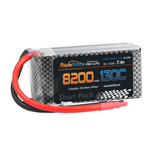 2S 7.6V Graphene + HV 8200mAh 130C Short Drag Racing Lipo - Dirt Cheap RC SAVING YOU MONEY, ONE PART AT A TIME