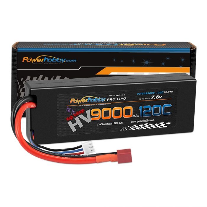 2S 7.6V HV + Graphene 9000mAh 120C LiPo Battery w/ Deans - Dirt Cheap RC SAVING YOU MONEY, ONE PART AT A TIME