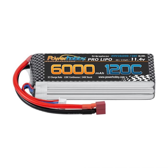 3s 11.4V 6000mah 120c Graphne + HV Lipo Battery w Deans Plug - Dirt Cheap RC SAVING YOU MONEY, ONE PART AT A TIME