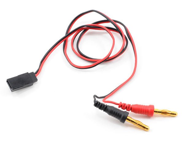 Receiver Charge Lead (Futaba Female to 4mm Banana Plugs) - Dirt Cheap RC SAVING YOU MONEY, ONE PART AT A TIME