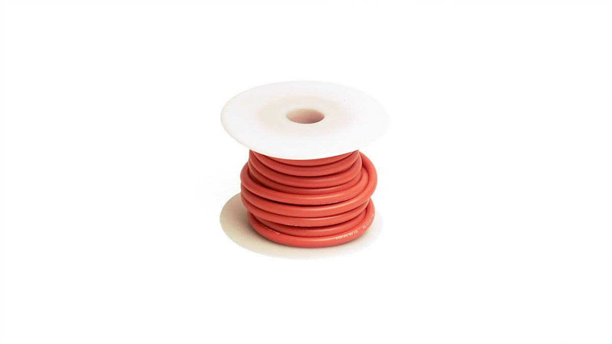 10 Gauge Silicone Ultra-Flex Wire; 25' (Red) - Dirt Cheap RC SAVING YOU MONEY, ONE PART AT A TIME