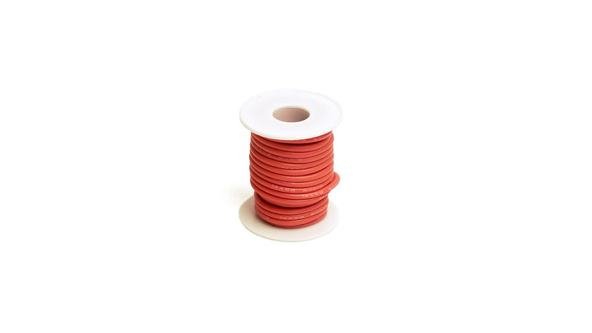 14 Gauge Silicone Ultra-Flex Wire; 25' Spool (Red) - Dirt Cheap RC SAVING YOU MONEY, ONE PART AT A TIME