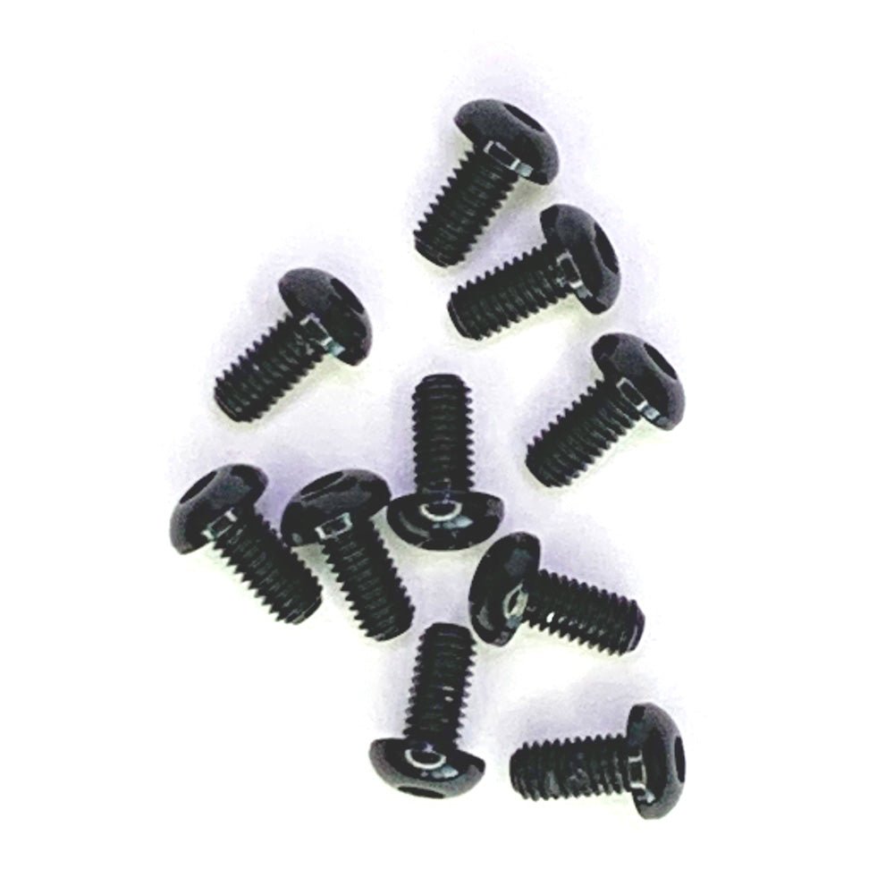 Button Head Hex Screw 3x6mm Black (10pcs) - Dirt Cheap RC SAVING YOU MONEY, ONE PART AT A TIME