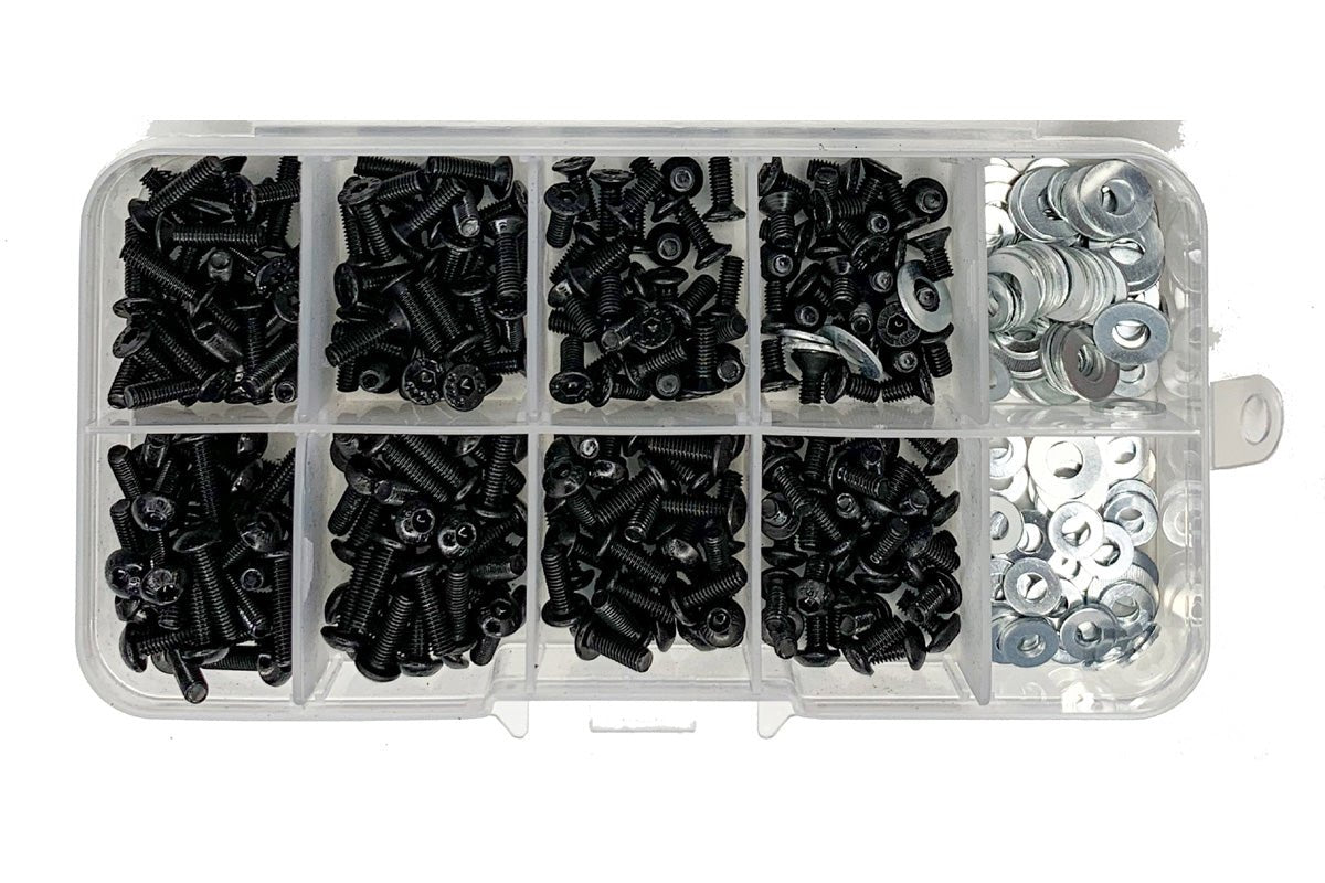 1/10 High Strength Steel Screw Assortment Box for RC Car (300 - Dirt Cheap RC SAVING YOU MONEY, ONE PART AT A TIME