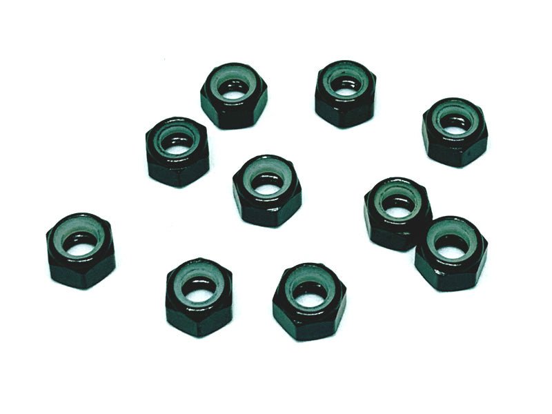 Nylon Lock Nut M5 (10pcs) Black - Dirt Cheap RC SAVING YOU MONEY, ONE PART AT A TIME