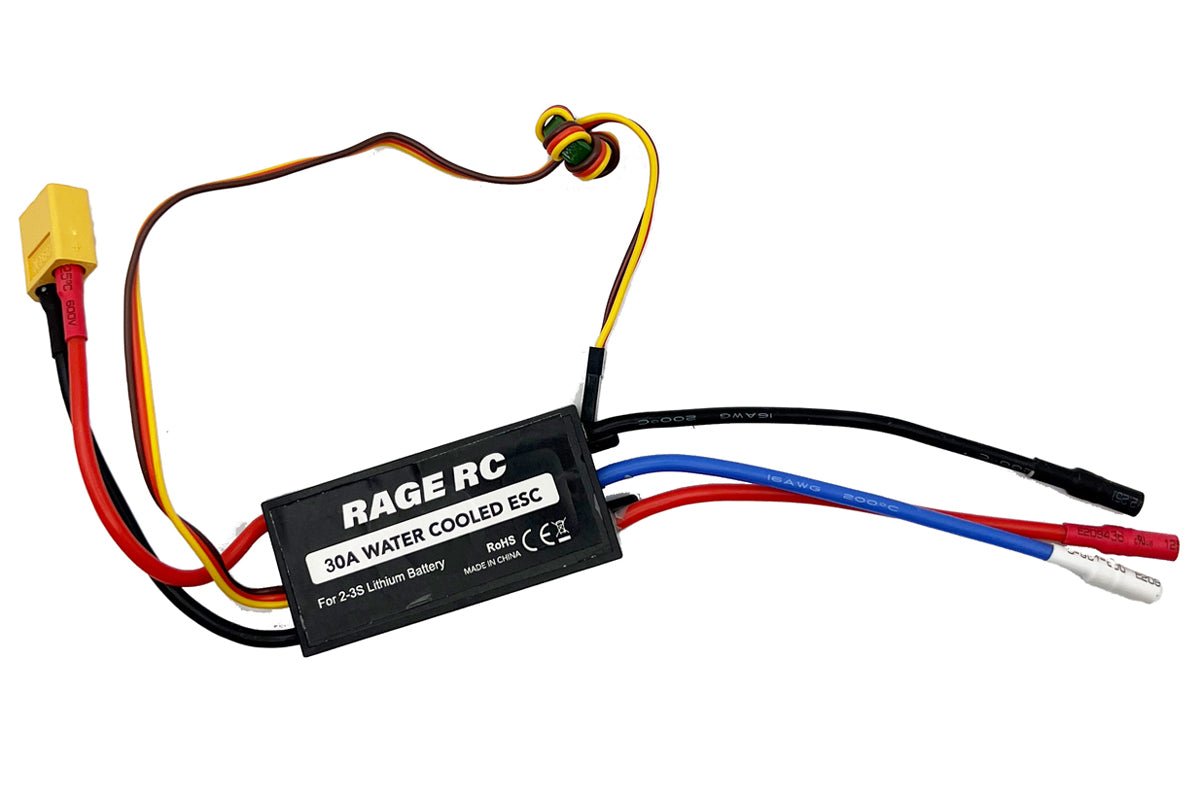 30A Water-Cooled BL ESC w/Reverse (XT60); BM EX BL - Dirt Cheap RC SAVING YOU MONEY, ONE PART AT A TIME