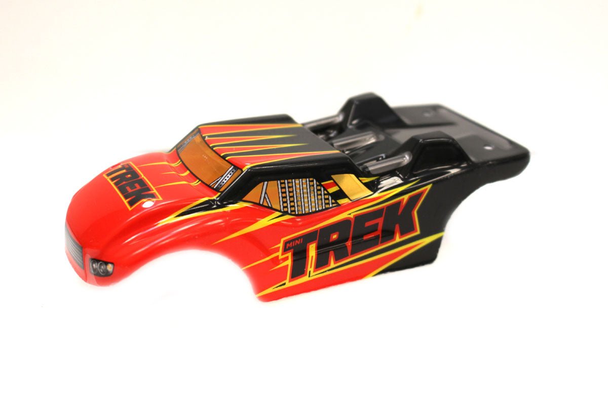 Printed Body (Red); Mini Trek - Dirt Cheap RC SAVING YOU MONEY, ONE PART AT A TIME