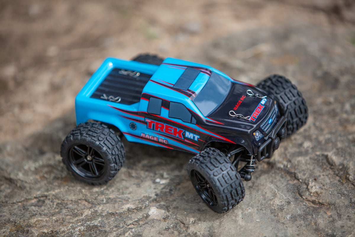 Mini Trek MT 1/24 RTR Monster Truck - Black/Blue