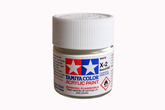 Acrylic X-2 White Paint, 23ml Bottle - Dirt Cheap RC SAVING YOU MONEY, ONE PART AT A TIME