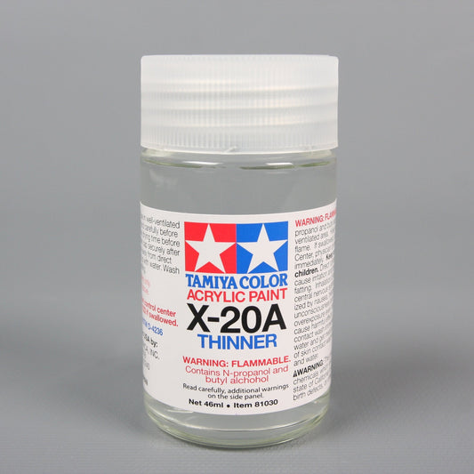 ACRYL/POLY THINNER X-20A 46ML - Dirt Cheap RC SAVING YOU MONEY, ONE PART AT A TIME