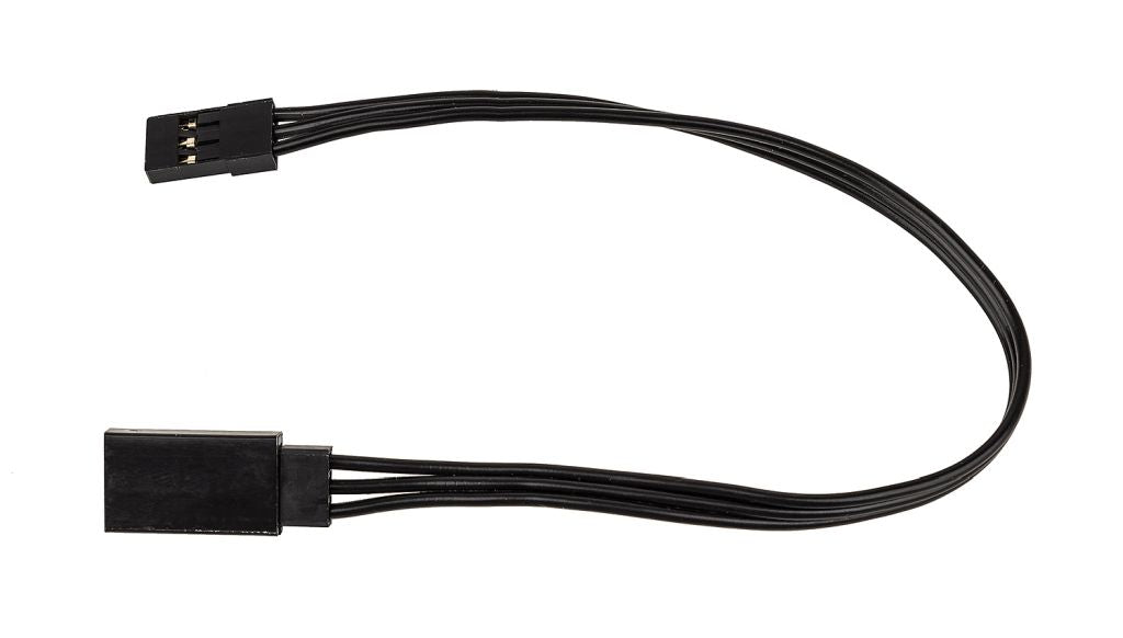 175mm Servo Wire Extension, Black, (6.89in) - Dirt Cheap RC SAVING YOU MONEY, ONE PART AT A TIME