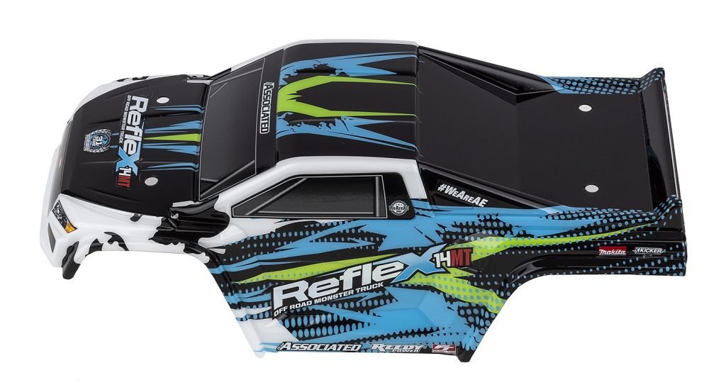 Reflex 14MT Body Set, Blue/White - Dirt Cheap RC SAVING YOU MONEY, ONE PART AT A TIME