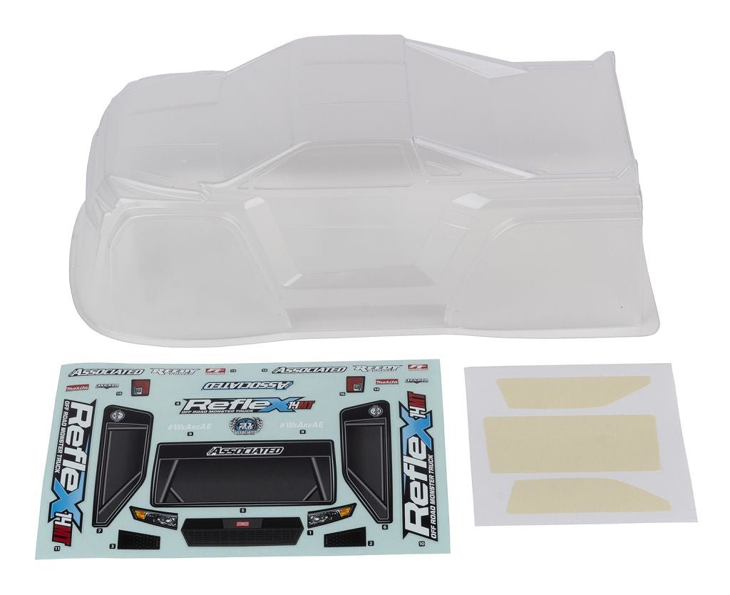 Reflex 14MT Body Set, Clear - Dirt Cheap RC SAVING YOU MONEY, ONE PART AT A TIME