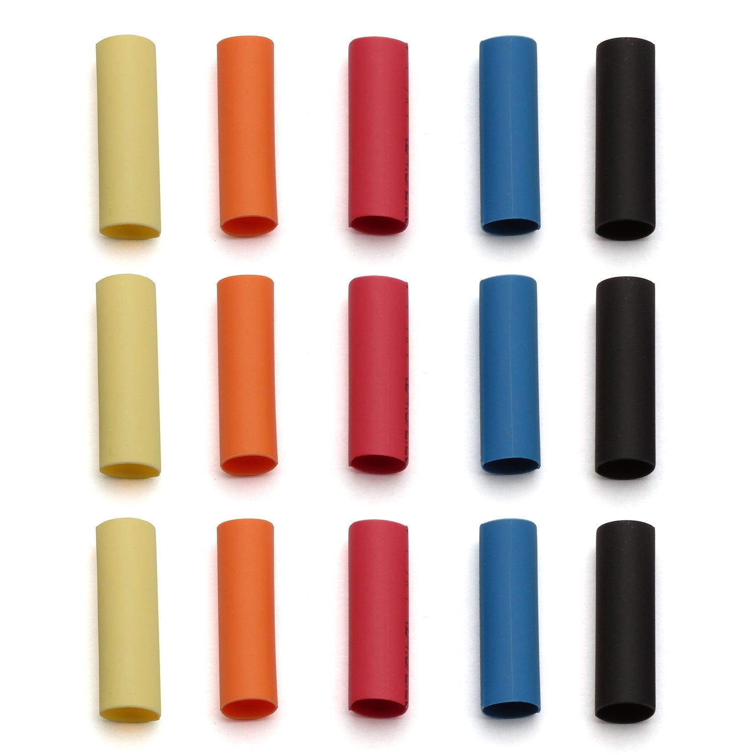 Shrink Tubing, 15pcs (3pcs each of 5 colors) - Dirt Cheap RC SAVING YOU MONEY, ONE PART AT A TIME