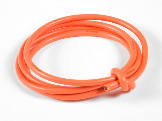 13 Gauge Super Flexible Wire- Orange 3' - Dirt Cheap RC SAVING YOU MONEY, ONE PART AT A TIME