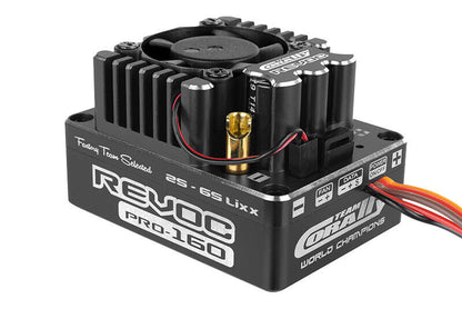 Drag Racing Revoc Pro 160A Black Edition Racing Factory 2-6S ESC Team Corally - Dirt Cheap RC SAVING YOU MONEY, ONE PART AT A TIME