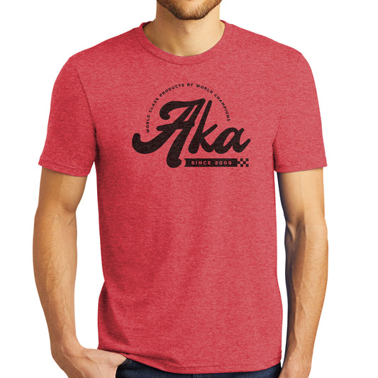 AKA Retro Tri-Blend Red T-Shirt, Small - Dirt Cheap RC SAVING YOU MONEY, ONE PART AT A TIME