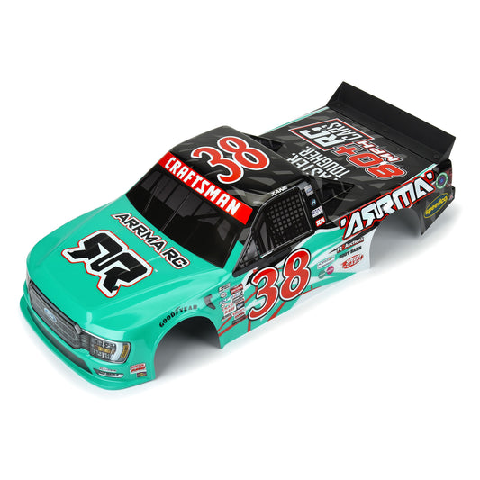 1/7 2023 NASCAR Ford F-150 No.38 Truck LE Body (Teal): Infraction 6S - Dirt Cheap RC SAVING YOU MONEY, ONE PART AT A TIME