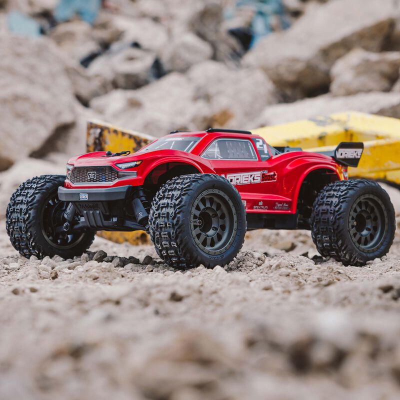 1/10 VORTEKS 4X2 BOOST MEGA 550 Brushed Stadium Truck RTR with Battery & Charger, Red - Dirt Cheap RC SAVING YOU MONEY, ONE PART AT A TIME