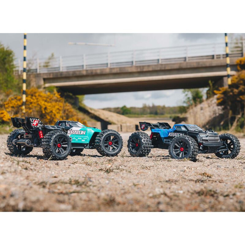 KRATON 4X4 4S V2 BLX Speed Monster Truck RTR, Blue - Dirt Cheap RC SAVING YOU MONEY, ONE PART AT A TIME