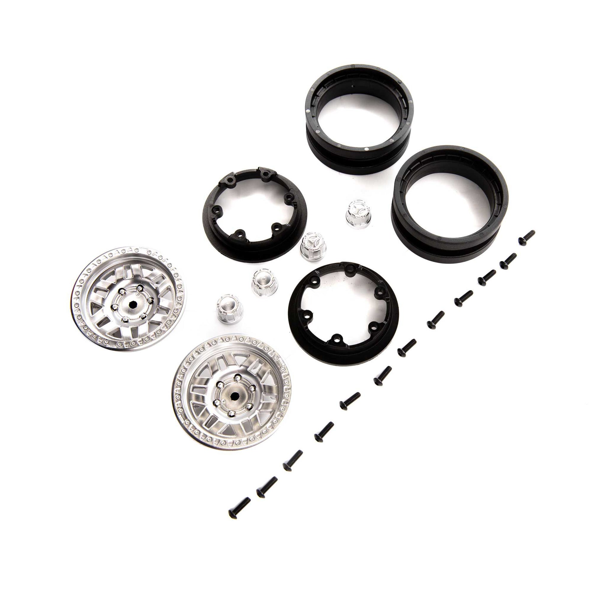 1.9 KMC Machete Beadlock Wheels, Satin (2) - Dirt Cheap RC SAVING YOU MONEY, ONE PART AT A TIME