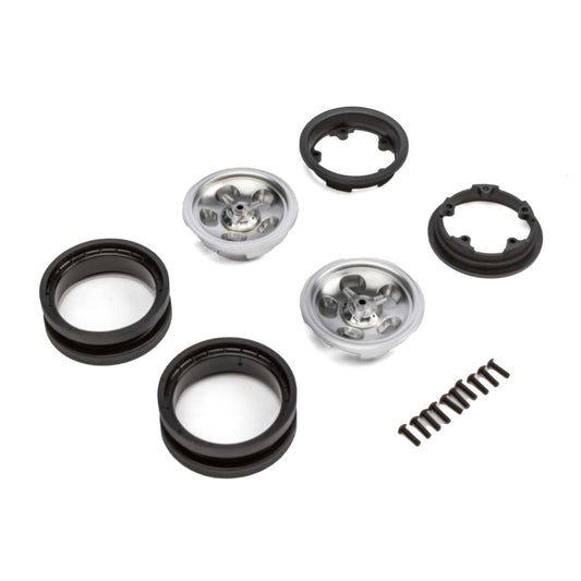 1.9 Retro Slot Beadlock Wheels, Satin (2) - Dirt Cheap RC SAVING YOU MONEY, ONE PART AT A TIME