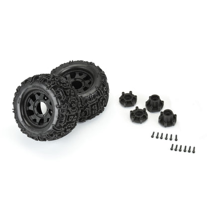 1/10 Warthog Trs Fr/R 2.8" MTD 12mm Blk Ripper (2) - Dirt Cheap RC SAVING YOU MONEY, ONE PART AT A TIME