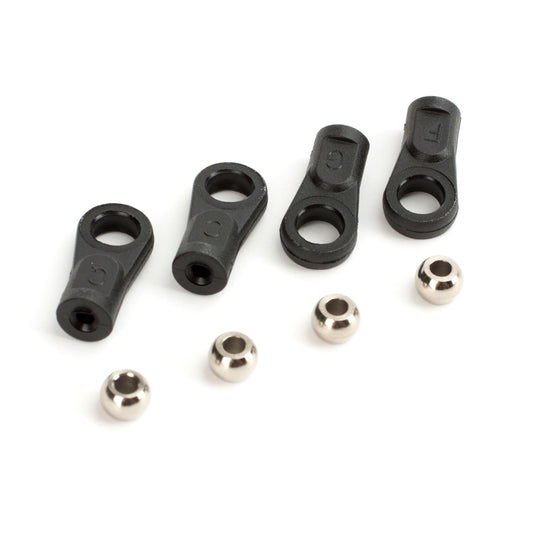 Shock Rod Ends/Pivot Balls (4): Revenge Type E/N - Dirt Cheap RC SAVING YOU MONEY, ONE PART AT A TIME