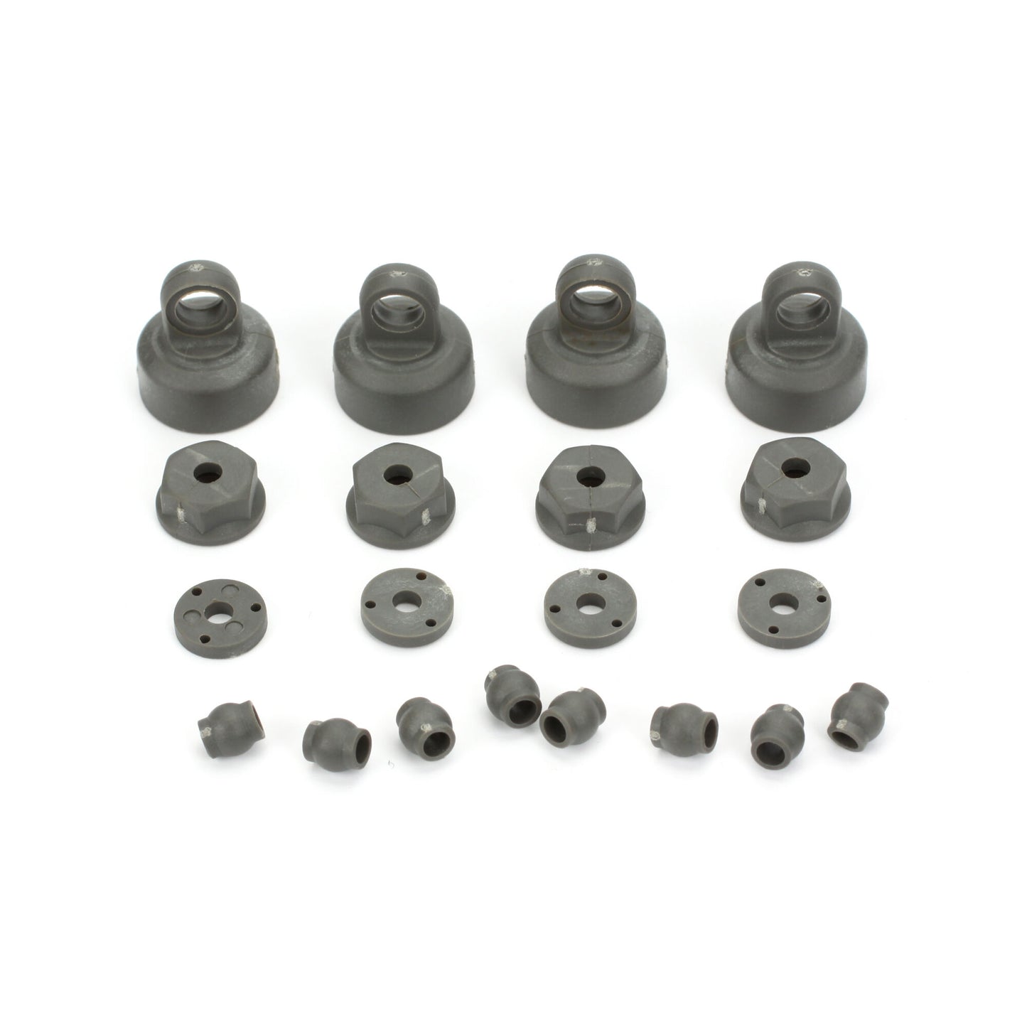 Shock Cap, Piston, Pivot Ball Set: All ECX 1/10 2WD - Dirt Cheap RC SAVING YOU MONEY, ONE PART AT A TIME