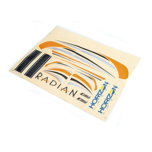 Decal Sheet: Radian BNF Basic - Dirt Cheap RC SAVING YOU MONEY, ONE PART AT A TIME