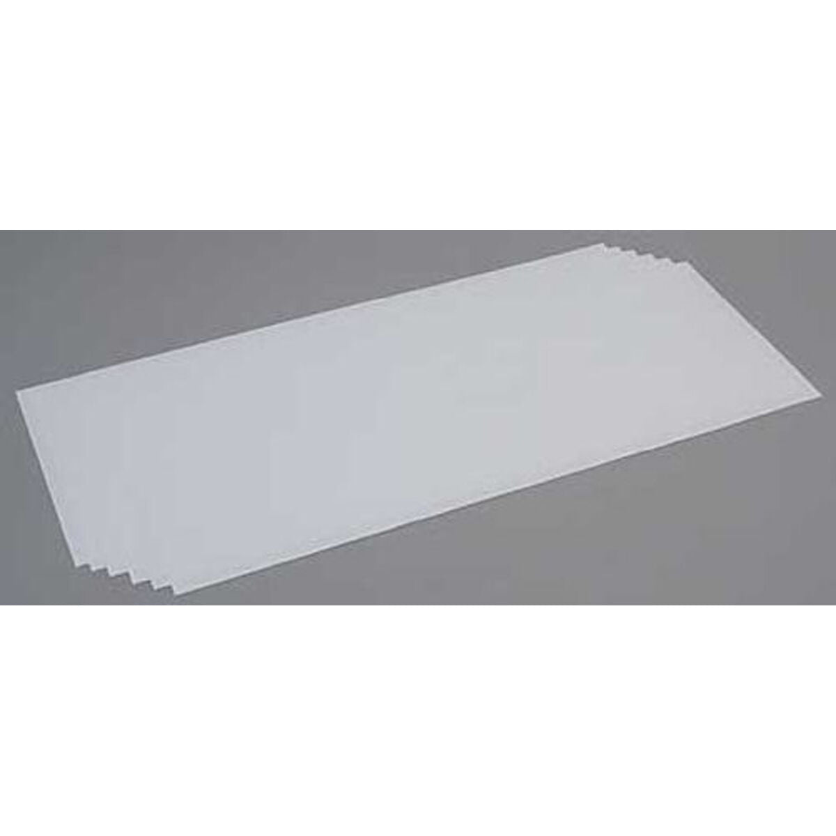 White Sheet .020 x 8 x 21 (6) - Dirt Cheap RC SAVING YOU MONEY, ONE PART AT A TIME