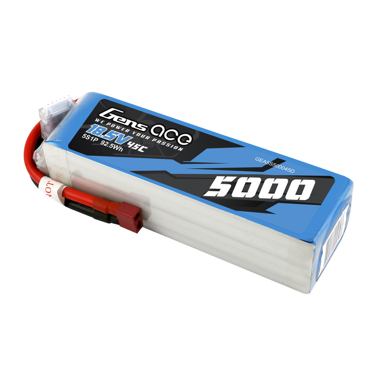 18.5V 5000 mAh 5S 45C LiPo, Soft Pack, Deans - Dirt Cheap RC SAVING YOU MONEY, ONE PART AT A TIME