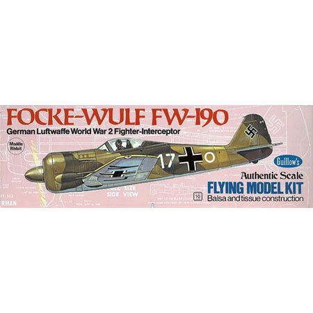 Focke-Wulf FW-190 Kit, 16.5" - Dirt Cheap RC SAVING YOU MONEY, ONE PART AT A TIME