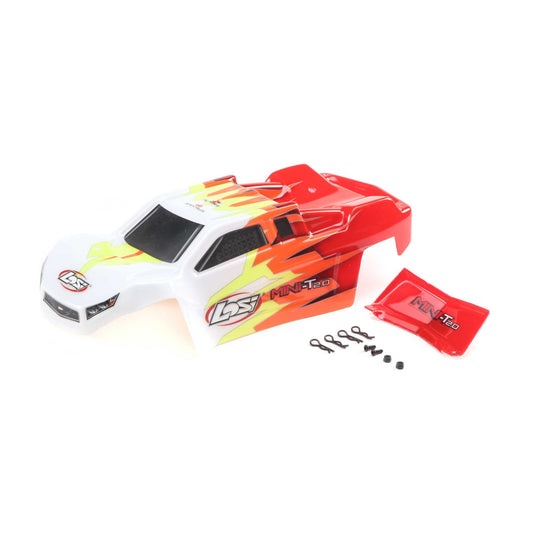 Body, Red/White: Mini-T 2.0 - Dirt Cheap RC SAVING YOU MONEY, ONE PART AT A TIME