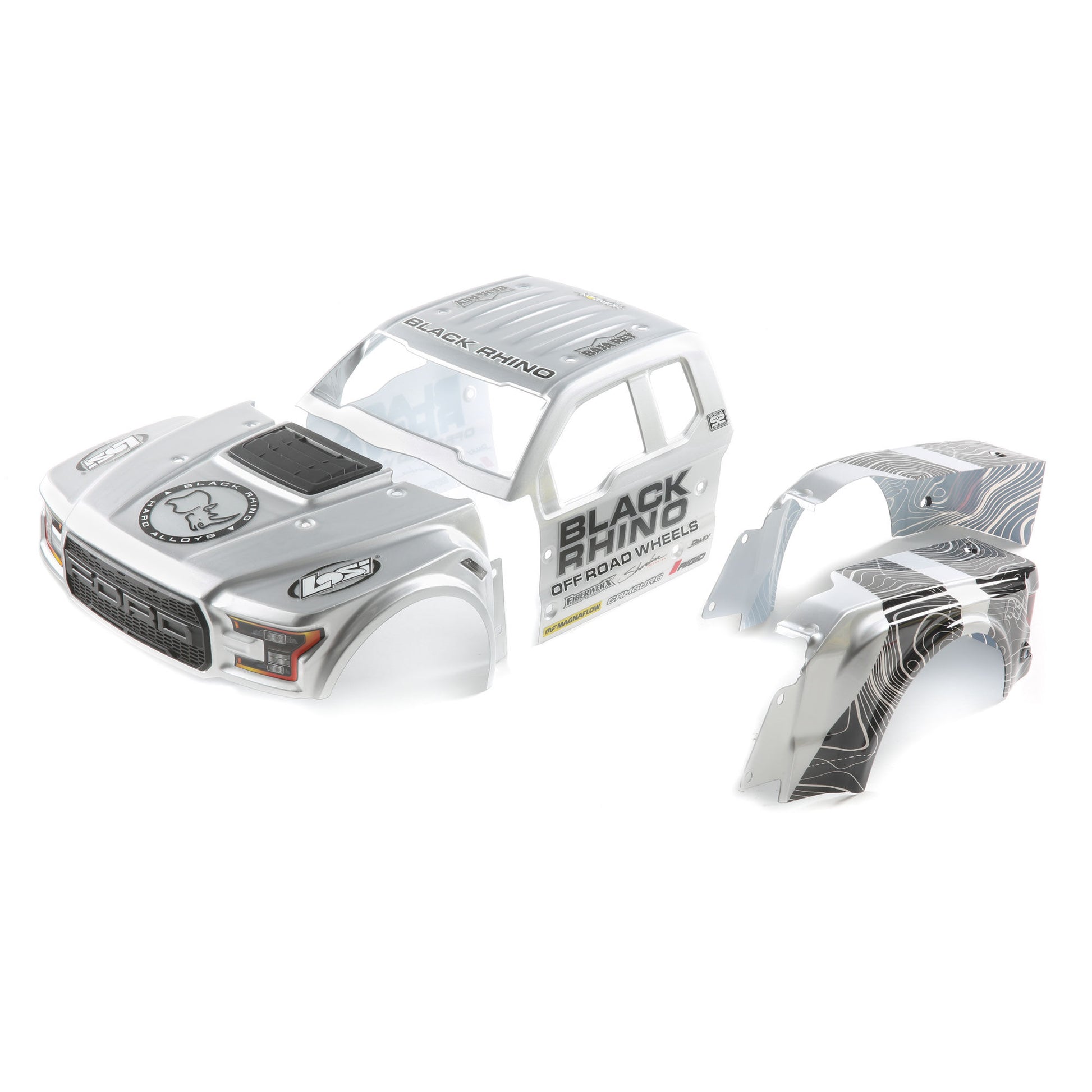 Black Rhino Wheels Ford Raptor Body Set:  Baja Rey - Dirt Cheap RC SAVING YOU MONEY, ONE PART AT A TIME