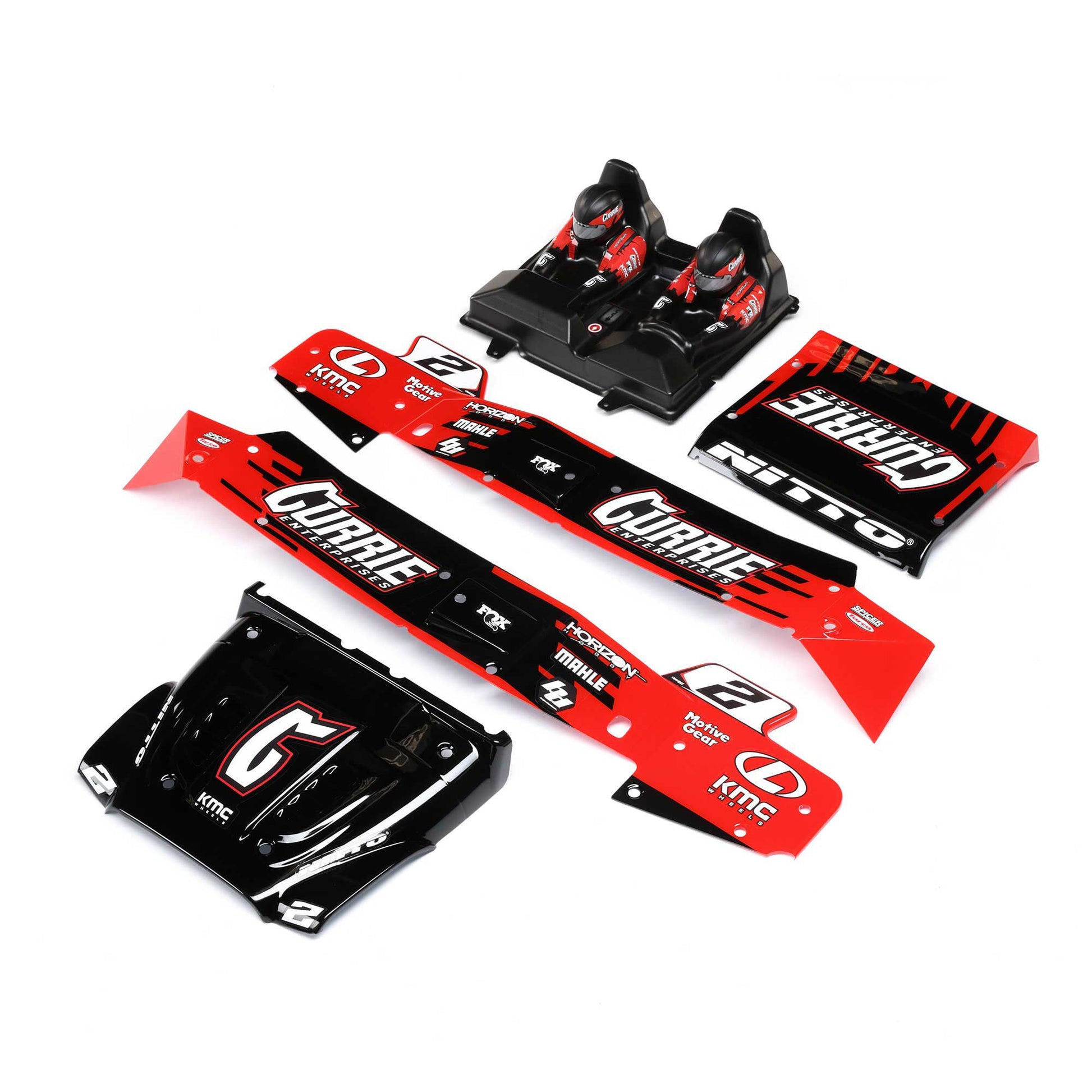 Body/Driver Set, Red, Silkscreened: Hammer Rey - Dirt Cheap RC SAVING YOU MONEY, ONE PART AT A TIME