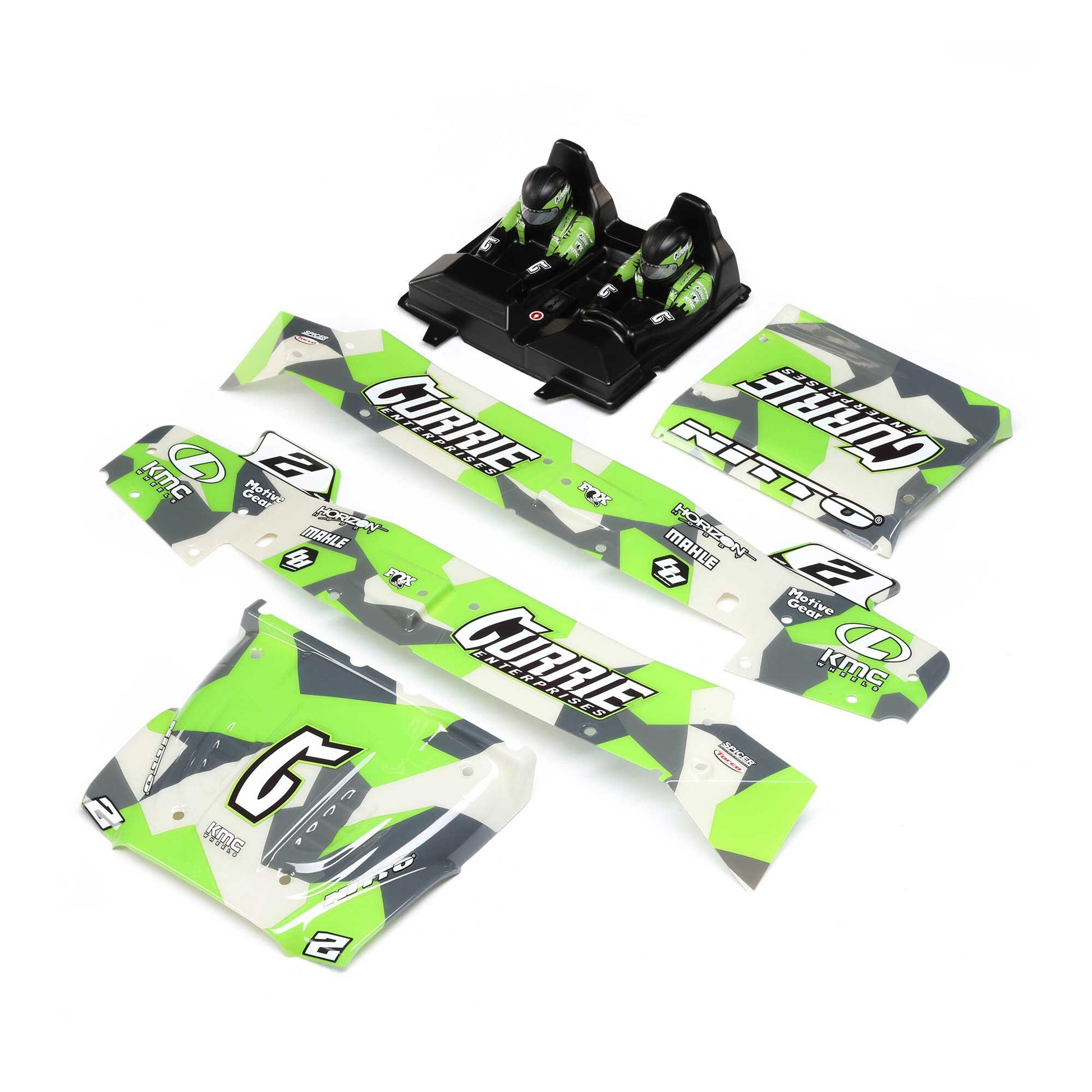 Body/Driver Set, Green, Silkscreened: Hammer Rey - Dirt Cheap RC SAVING YOU MONEY, ONE PART AT A TIME