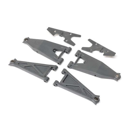 Front Suspension Arm Set, Gray: RZR Rey - Dirt Cheap RC SAVING YOU MONEY, ONE PART AT A TIME