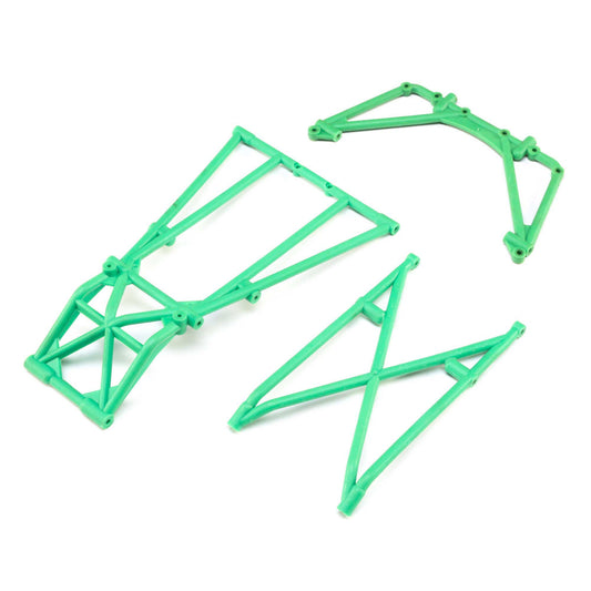 Rear Cage and Hoop Bars, Green: LMT - Dirt Cheap RC SAVING YOU MONEY, ONE PART AT A TIME