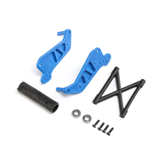 Wheelie Bar Set, Blue: LMT - Dirt Cheap RC SAVING YOU MONEY, ONE PART AT A TIME