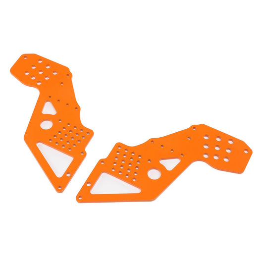 Front Chassis Plate, Orange (2): LMT Mega BH - Dirt Cheap RC SAVING YOU MONEY, ONE PART AT A TIME