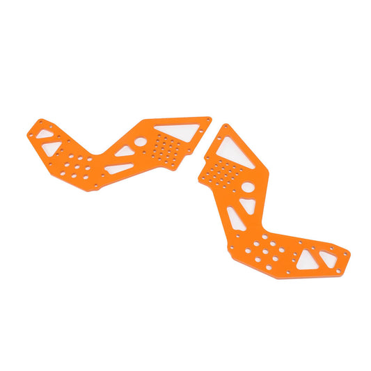 Rear Chassis Plates, Orange (2): LMT Mega BH - Dirt Cheap RC SAVING YOU MONEY, ONE PART AT A TIME