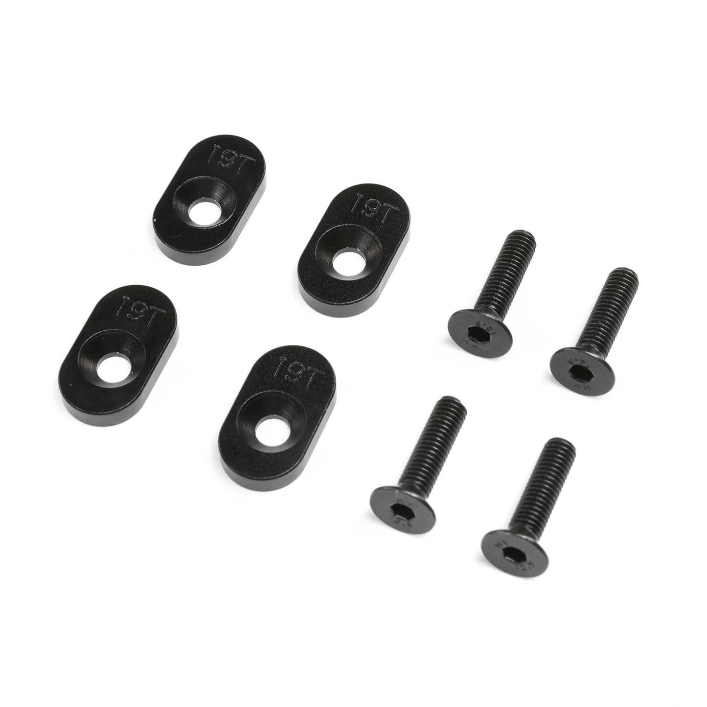 EngineMountInsert & Screws 19T, Black(4): DBXL 2.0 - Dirt Cheap RC SAVING YOU MONEY, ONE PART AT A TIME