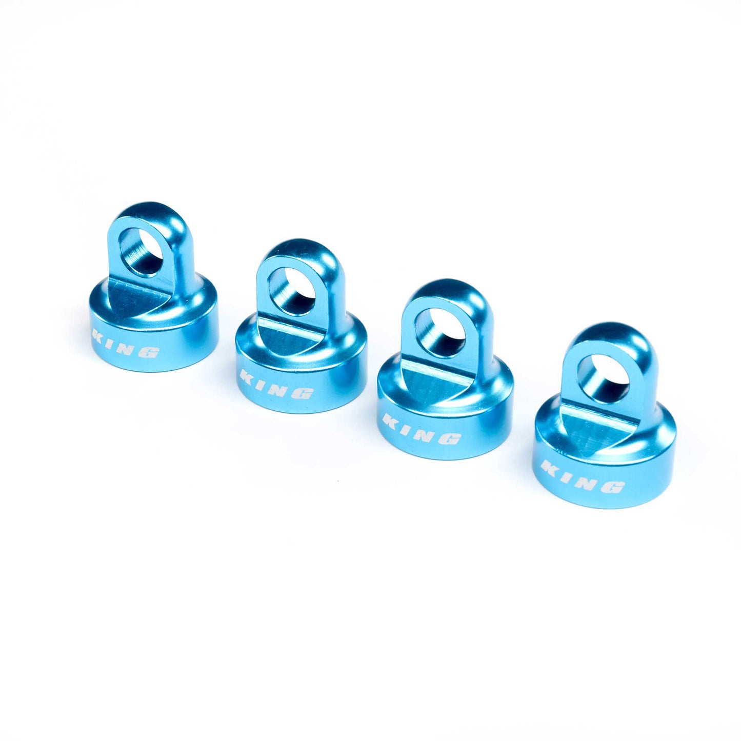 Shock Cap Set, Aluminum, King Blue: SBR 2.0 - Dirt Cheap RC SAVING YOU MONEY, ONE PART AT A TIME