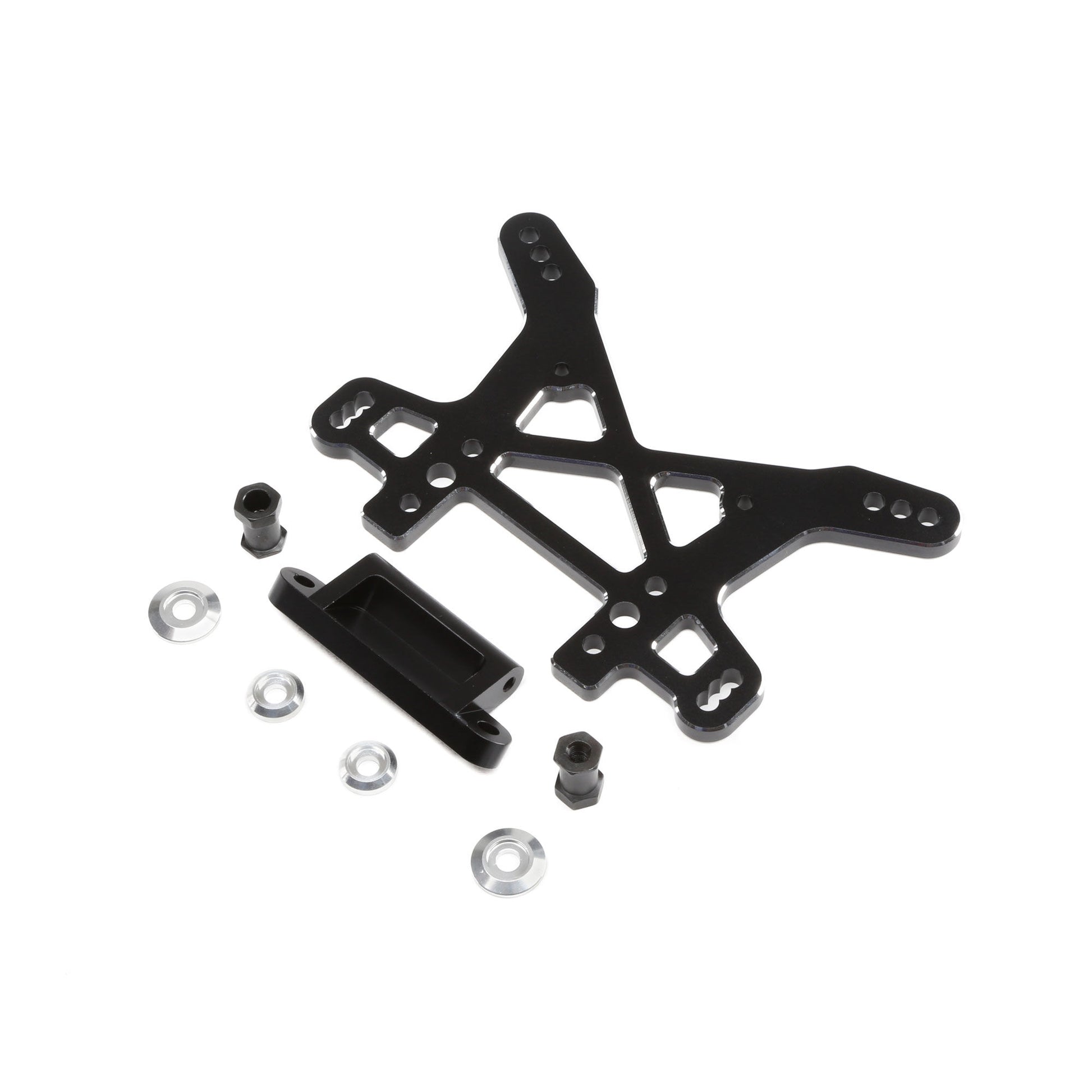 Shock Tower, Rear, Black, Aluminum: DBXL, MTXL - Dirt Cheap RC SAVING YOU MONEY, ONE PART AT A TIME