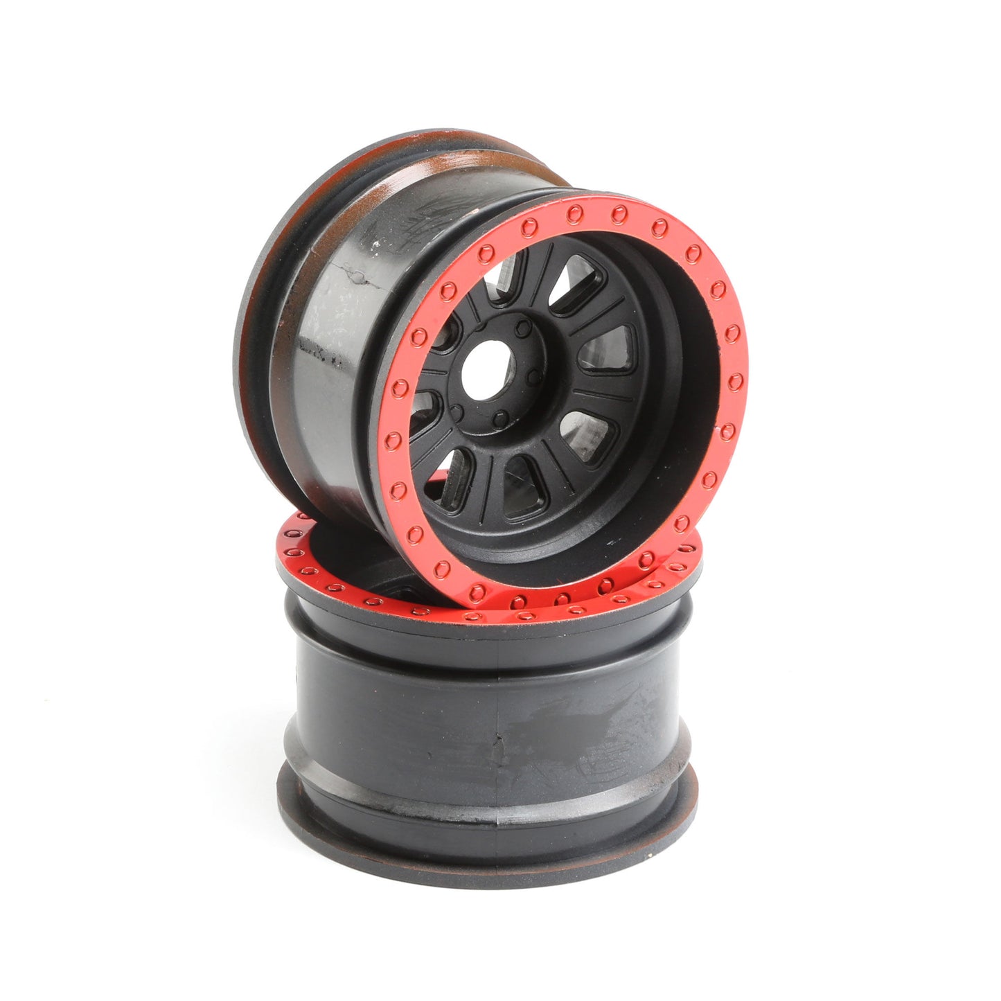 1/6 Front/Rear 3.6 Wheels, 20mm Hex, Black (2): Super Rock Rey - Dirt Cheap RC SAVING YOU MONEY, ONE PART AT A TIME