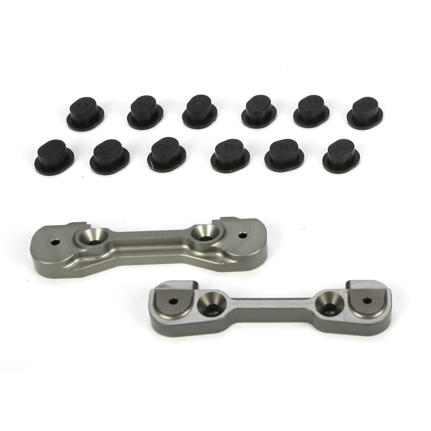 Adjustable Front Hinge Pin Holder Set: TEN - Dirt Cheap RC SAVING YOU MONEY, ONE PART AT A TIME