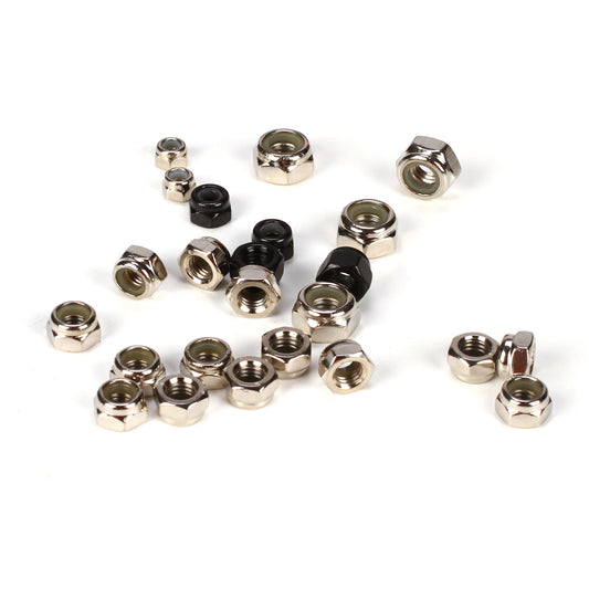 Lock Nut Asst. 3,4,5,6MM (24): 5IVE-T, MINI WRC - Dirt Cheap RC SAVING YOU MONEY, ONE PART AT A TIME