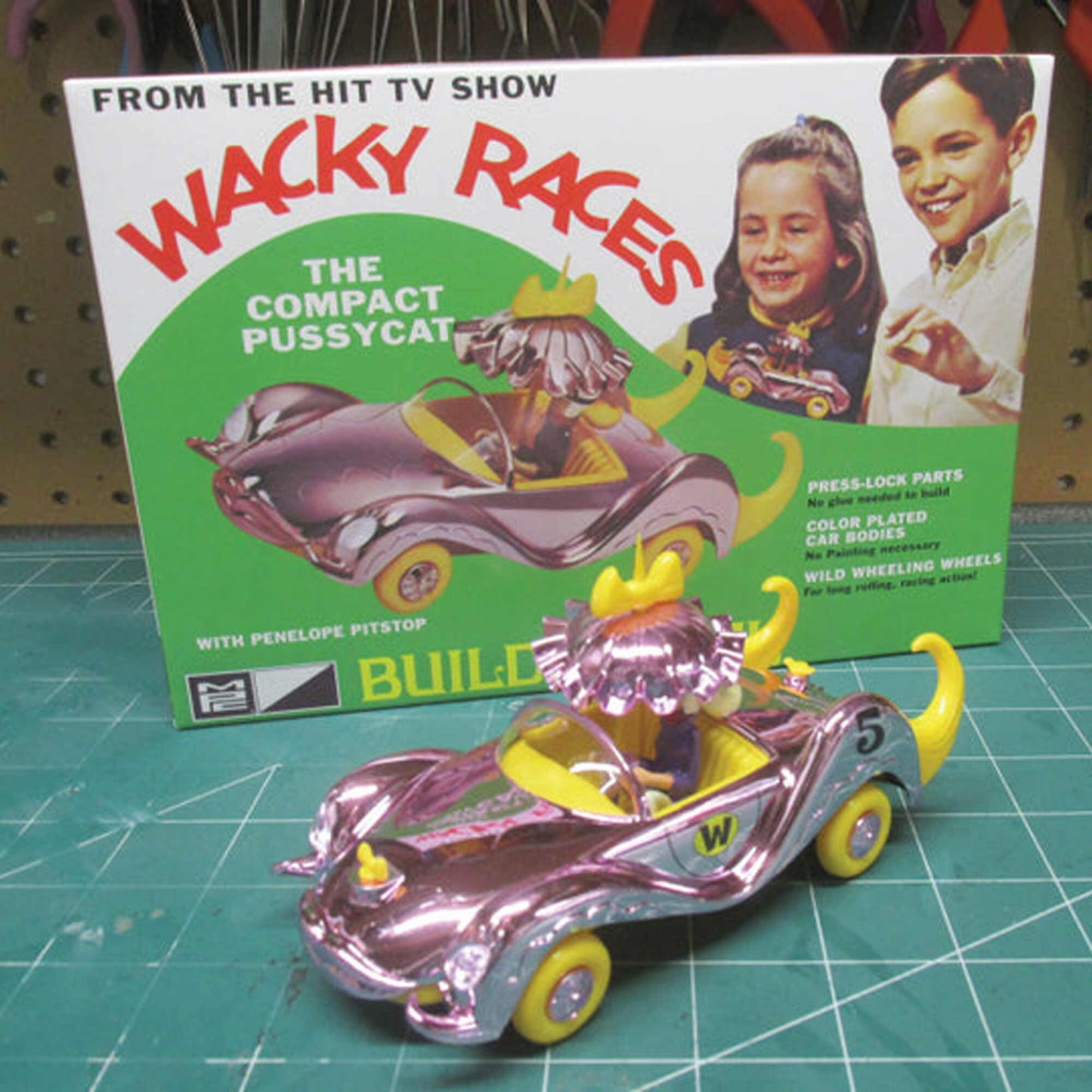 1/32 Wacky Races Compact Pussycat SNAP - Dirt Cheap RC SAVING YOU MONEY, ONE PART AT A TIME