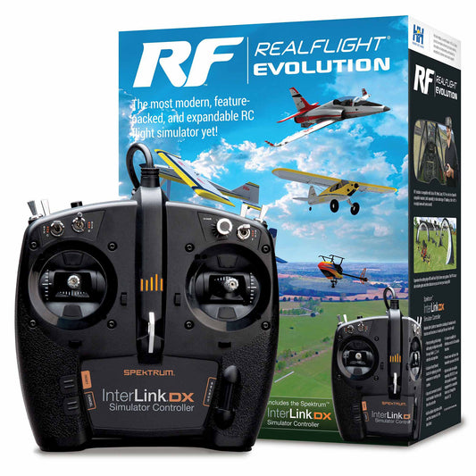 RealFlight Evolution RC Flight Simulator with InterLink DX Controller - Dirt Cheap RC SAVING YOU MONEY, ONE PART AT A TIME